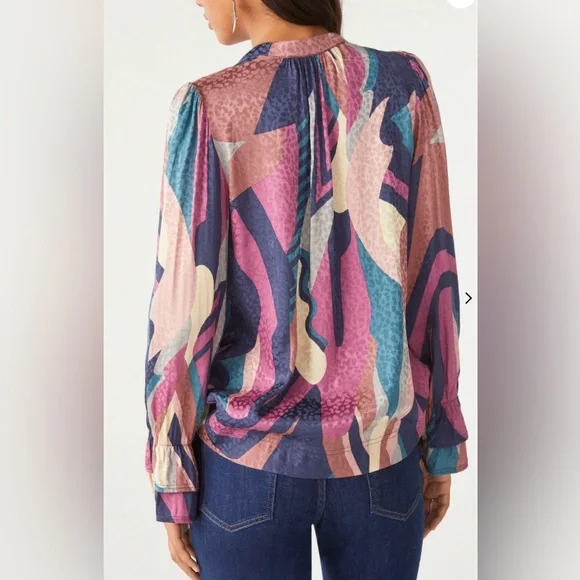 BA&SH Wim Top Long Preppy Blouse Size 2 NWT - Picture 2 of 13